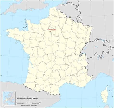 CARTE DE RAMBOUILLET  Situation géographique et population de