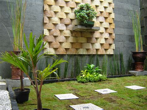 Desain Dinding Taman Batu Alam Arsitekhom