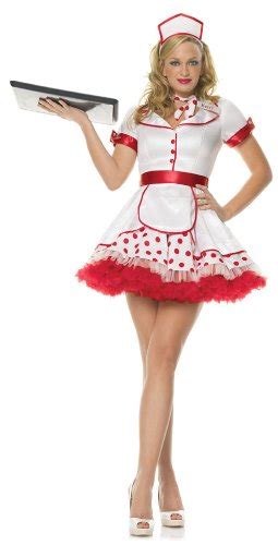 la83334 x small diner betty 1950 s waitress sexy costume by leg avenue go halloween costumes