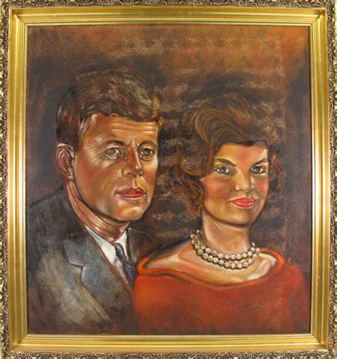 Portrait Of President And Mrs John F Kennedy Artifact Collections