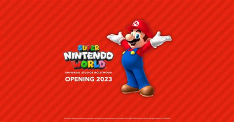 super nintendo world opening 2023