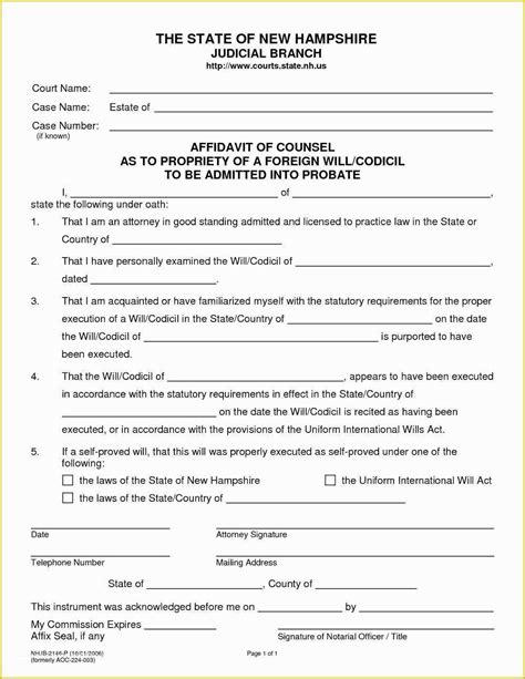 Printable and fillable last will and testament form download. Free Nc Will Template Of Printable Sample Last Will and ...