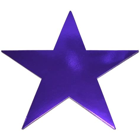 Foilboard Star Purple 150 Mm 12 Pk Stars Stationery Decorating