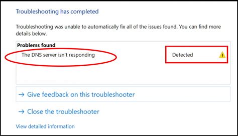 Resolved DNS Server Is Not Responding Error In Windows 10