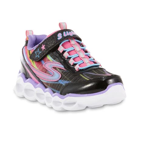 Shop skechers today for girls' skechers shoes. Skechers Girl's S Lights Lumos Black Light-Up Athletic Shoe