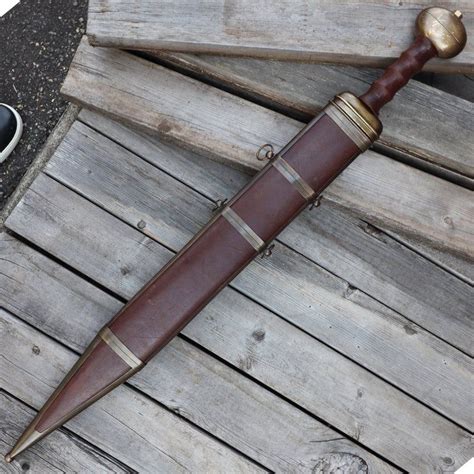 Ancient Roman Legionary Gladius Sword With Scabbard Etsy In 2021