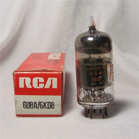 Rca 6u8a 6kd8 Electron Tube Vacuum Radio Audio Amp Vintage Old Stock