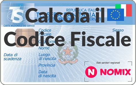 Il codice fiscale, che costituisce lo strumento di identificazione del cittadino nei rapporti con gli enti e le esso può essere richiesto all'estero, sia dagli italiani che dagli stranieri, per il tramite dell'ufficio. Codice Fiscale - Calcola, Verifica e Stampa il Codice Fiscale
