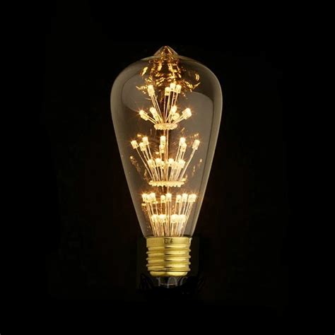 Led Retro Vintage Edison Light Bulb E27 220v 3w Incandescent Light