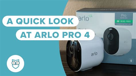 A Quick Look At The Arlo Pro 4 Wireless Security Camera Youtube