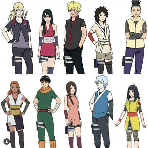 Next Generation Older Personajes De Naruto Shippuden Personajes De