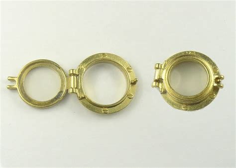 Brass Porthole With Caps Packs Of 10 For Scale Model Ship Kits 5760