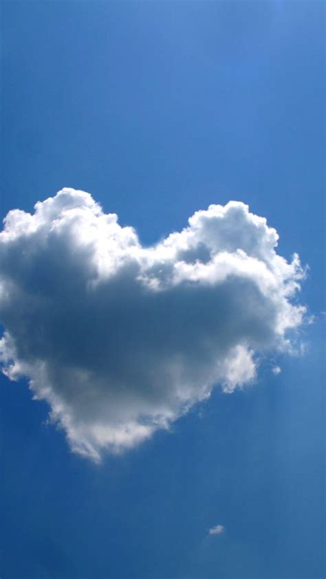 Stock Images love image, heart, clouds, 4k, Stock Images ...