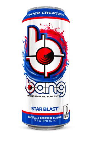 Bang Star Blast Energy Drink 16 Fl Oz Food 4 Less