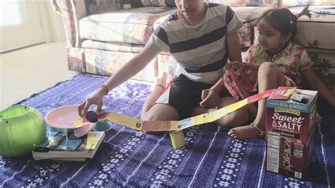 Roller coaster trains are not typically powered. Science roller coaster Experiment - Kids - Kinetic energy ...