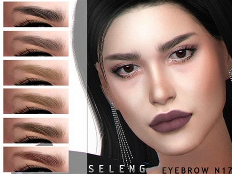 Sims 4 Cc Custom Content Male Female Unisex Eyebrows Selengs
