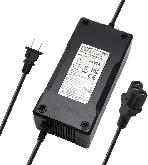 84v 3a Lithium Battery Charger Ac Adapter Power Supply For