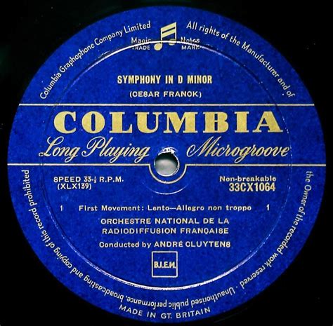 Columbia Label Variations Records 33cx Sax Scx Guide