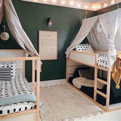 Stylish Kids Rooms With Ikea Beds Kids Interiors Kids Shared