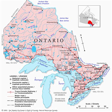 Map Of Ontario Canada Cities Secretmuseum