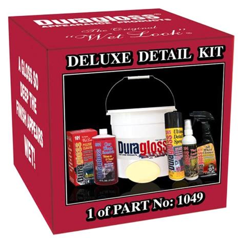 Duragloss 1049 Deluxe Type 2 Car Care Detail Kit With Bucket