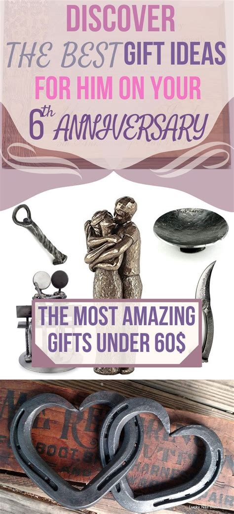The knot is a very popular wedding site for couples. 6th Anniversary Gifts for Him Under $60 | 6th anniversary ...