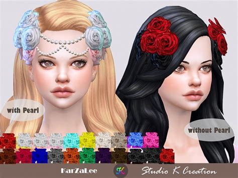 Roses Headpiece At Studio K Creation Sims 4 Updates