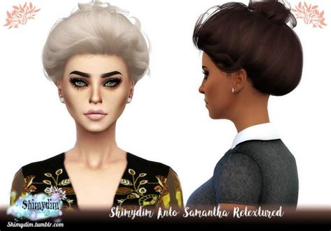 Anto Samantha Hair Retexture Naturals Unnaturals At Shimydim Sims