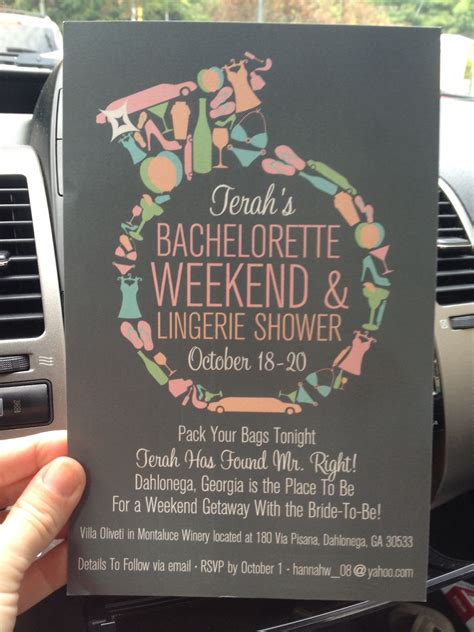 Cutest Bachelorette Invite Ever Bachelorette Invitations Bachelorette Bachelorette Weekend