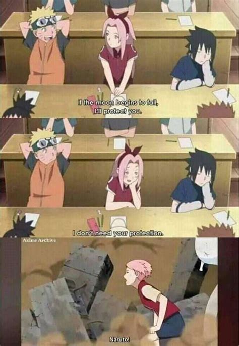Funny Memes About Sakura Being Useless In Naruto Naruto Facts Anime Memes Funny Naruto