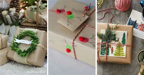 You can create beautiful unique wrapped gifts using just brown paper and a little imagination! Unique Gift Wrap Ideas Using Brown Paper to Make You Look ...