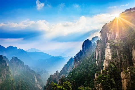 Huangshan Gebirge Wandern In Der Avatar Kulisse Urlaubsgurude