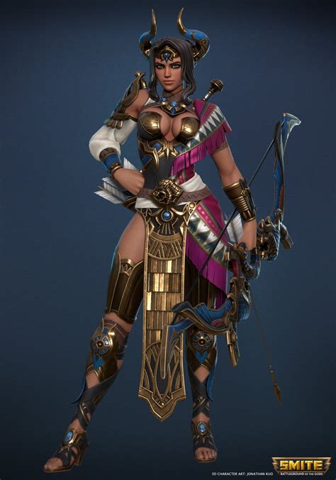 Jumaralo Hex On Twitter Rt Genkaizero Some 3d Character Work I Recently Did For Smite