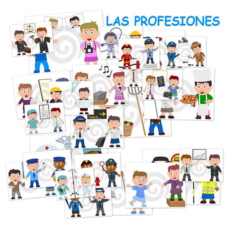 Fichas De Profesiones Teaching Spanish Spanish Vocabulary Spanish