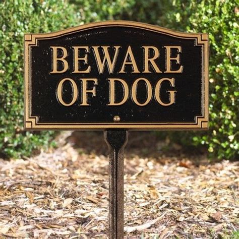 Beautiful Dog Marker For Your Yard Dog Garden Beware Of Dog Garden