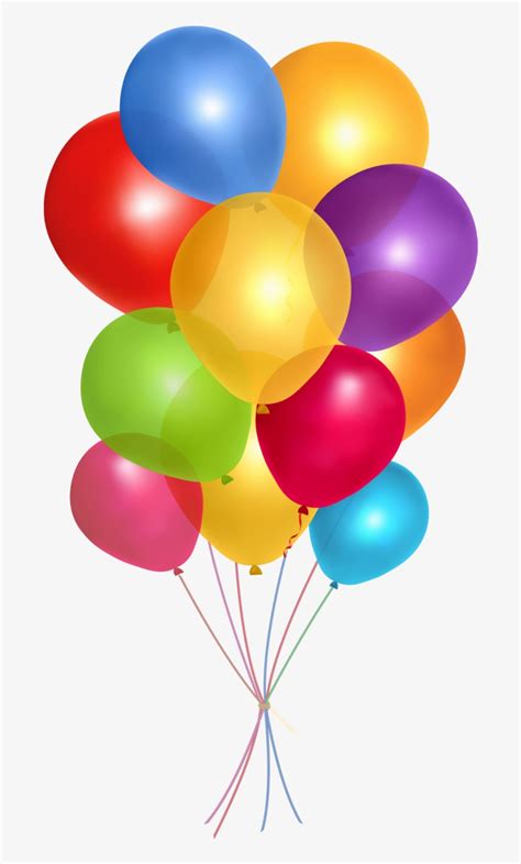 Download Image Black And White Stock Free Clipart Birthday Balloons