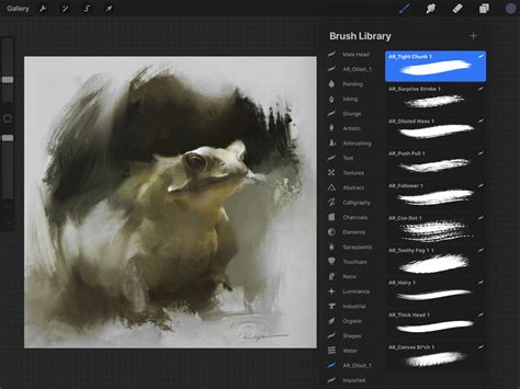 Artstation Procreate Oil Brush Pack I Brushes