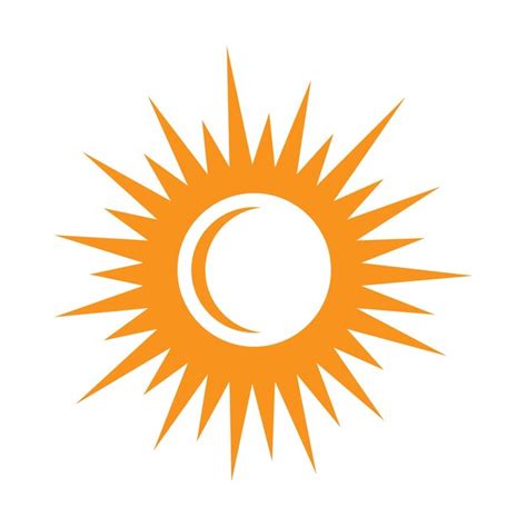 Premium Vector Vector Icon Logo Template Sun Over Horizon
