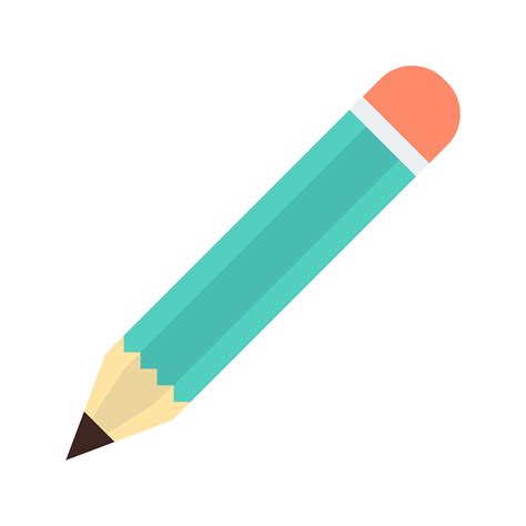 Pencil Flat Icon 330967 Vector Art At Vecteezy