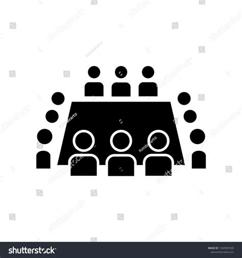 Committee Icon Vector Stock Vector Royalty Free 1332981920 Shutterstock