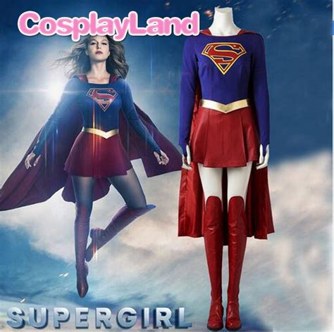 Supergirl Costume Cosplay Outfit 2017 Superhero Supergirl Kara Zor El