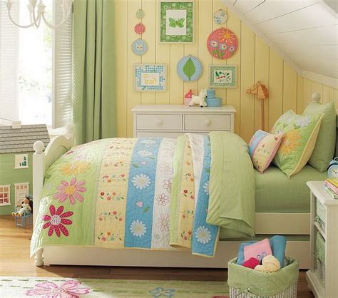 Bright Bedroom Style With Yellow Color Bedding Sets Picture Girls