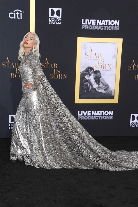 Lady Gaga In Givenchy Haute Couture ‘a Star Is Born’ La Premiere
