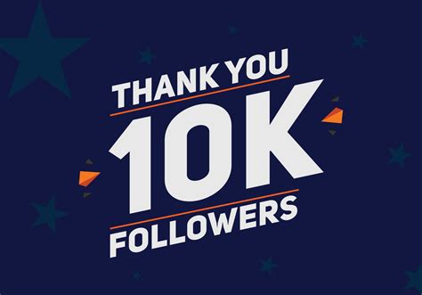 10k Followers Thank You Colorful Celebration Template Social Media