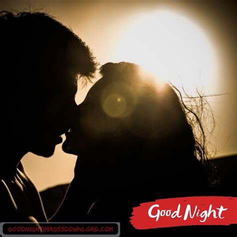 Romantic Kiss Image Good Night For Lovers Free Hd Download
