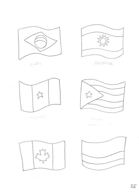 Bandeiras De Paises Para Colorir Modisedu