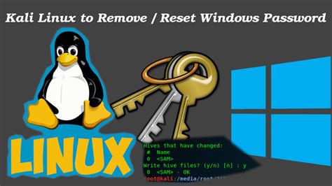 How To Use Kali Linux To Remove Windows Password 7810