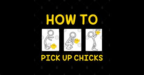 How To Pick Up Chicks Chick Magnet Sticker Teepublic