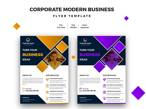 Corporate Modern Business Flyer Template Uplabs