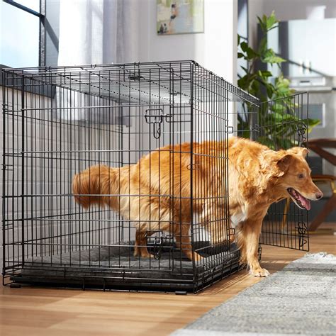 Frisco Fold And Carry Double Door Dog Crate 48 Inch